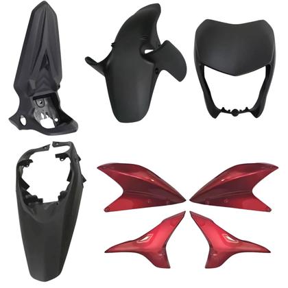 Imagem de Kit carenagem completo traseiro lateral dianteiro honda xre 300 2010 2011 2012