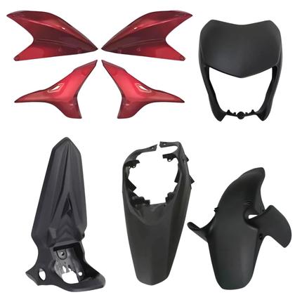 Imagem de Kit carenagem completo traseiro lateral dianteiro honda xre 300 2010 2011 2012