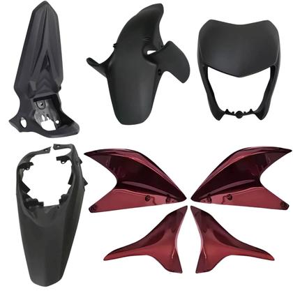 Imagem de Kit carenagem completo traseiro lateral dianteiro honda xre 300 2010 2011 2012