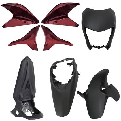 Imagem de Kit carenagem completo traseiro lateral dianteiro honda xre 300 2010 2011 2012