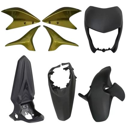 Imagem de Kit carenagem completo traseiro lateral dianteiro honda xre 300 2010 2011 2012