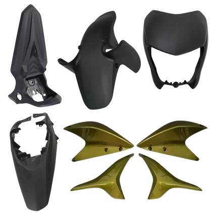 Imagem de Kit carenagem completo traseiro lateral dianteiro honda xre 300 2010 2011 2012