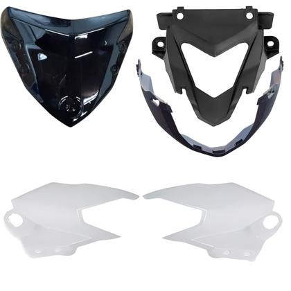 Imagem de Kit carenagem farol frontal fazer 250 fz25 branco 2018 2019