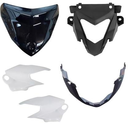 Imagem de Kit carenagem farol frontal fazer 250 fz25 branco 2018 2019