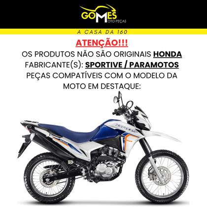 Imagem de Kit carenagem nxr bros 160 2022 / 2024 completo novo / asa do tanque tampa lateral frente frontal paralama rabeta traseira