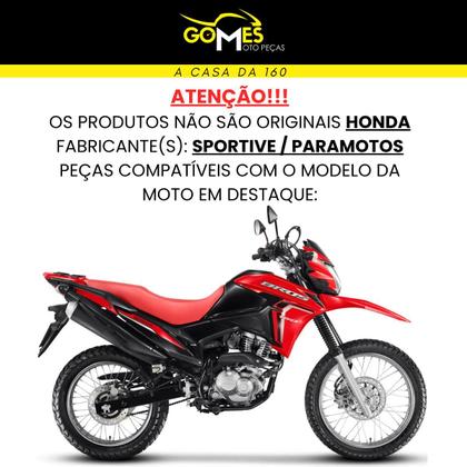 Imagem de Kit carenagem nxr bros 160 2022 / 2024 completo novo / asa do tanque tampa lateral frente frontal paralama rabeta traseira