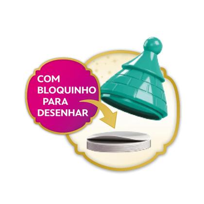 Imagem de Kit Carimbo Castelo Princesas Rosa Disney - Brinquedo