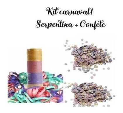 Imagem de Kit Carnaval 2un Confete +serpentina +tinta Cabelo +espuma