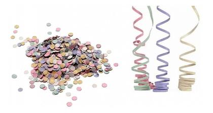 Imagem de Kit Carnaval 2un Confete +serpentina +tinta Cabelo +espuma