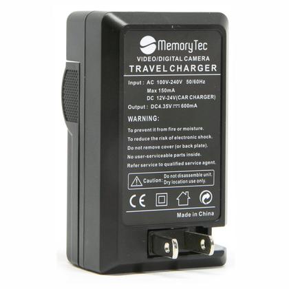 Imagem de KIT Carregador + 2 Baterias NP-FH50 1050mAh para Sony DCR-DVD106, DCR-DVD208, DCR-DVD306, DCR-HC37, DCR-HC38