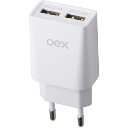 Imagem de Kit carregador automotivo micro usb tomada 3 em 1 oex KV301 Fonte Cabo e Carregador Automotivo com Duas Entradas