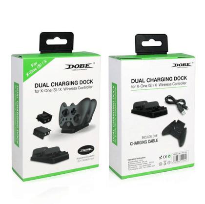 Imagem de Kit carregador de bateria dupla para X BOX ONE X / X BOX ONE