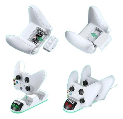 Imagem de Kit Carregador Duplo Dock + 2 Bateria Compatível Xbox Series One X / S