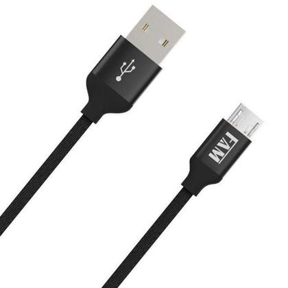 Imagem de Kit Carregador Fam Fonte e Cabo Micro USB