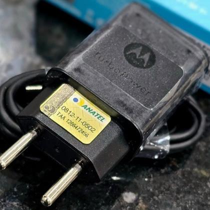 Imagem de Kit Carregador Motorola 18W Turbo Power Original Global