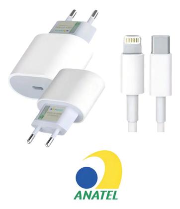Imagem de Kit Carregador Turbo 30W Tipo C p/ Lightning 6.1A  Potência Máxima