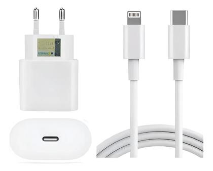 Imagem de Kit Carregador Turbo 30W Tipo C p/ Lightning 6.1A  Potência Máxima