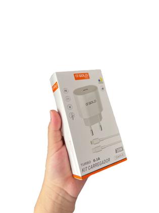 Imagem de Kit Carregador Turbo 30W USB-C para Lightning