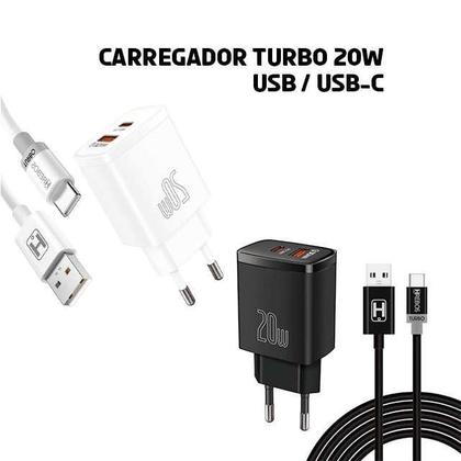 Imagem de Kit Carregador Turbo + Capinha Samsung A13 4G + Película 3D