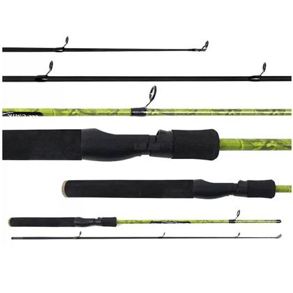 Imagem de Kit Carretilha 19 Rolamentos Com Vara 1,80mts Com 4 Iscas Zig Zara e Linha Multi