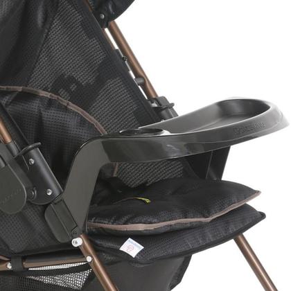 Imagem de Kit Carrinho Bebê Milano Reversível Travel System com Bebê conforto Grid Galzerano