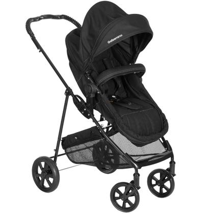 Imagem de Kit carrinho de bebê napoli com bebê conforto grid galzerano