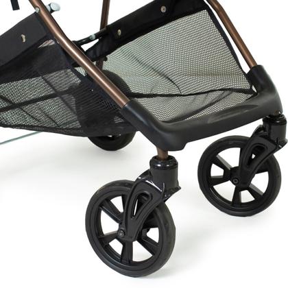 Imagem de Kit Carrinho de Bebê Napoli Com Moisés Preto Cobre 1446ptc Travel System Com Bebê Conforto e Adaptadores Galzerano