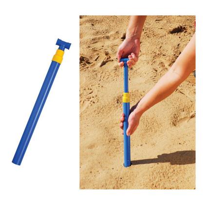 Imagem de Kit Carrinho De Praia De Alumínio + Saca Areia Pressão - Mor