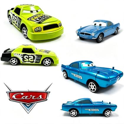 Imagem de Kit Carros Mcqueen Fricção Disney Pixar Diversão Fora Da Tela