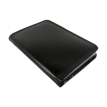 Imagem de Kit Carteira Preta Masculina Pequena Com Divisória E Óculos Escuro Retangular Com Proteção Solar Uv400 Aro Fosco MD-40