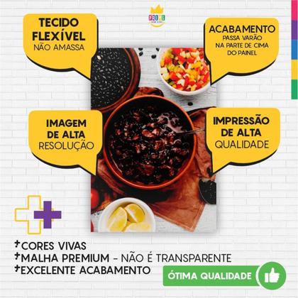 Imagem de Kit Casado Feijoada Painel Redondo Trio Capas Cilindro