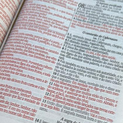 Imagem de Kit Casal 2 Bíblias Fé Rosa Feminina e Fé Azul Masculina Edifica LETRA MÉDIA Com Harpa e Índice ARC