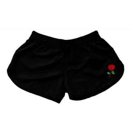 Imagem de Kit Casal 2 Peças Short Feminino Estampado e Calça Tactel Leve Masculina Verão Fitness