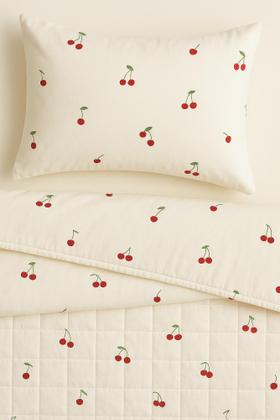 Imagem de Kit Casal 3 Peças Cobre Leito Essencialle Várias Estampas Premium Cereja
