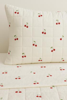 Imagem de Kit Casal 3 Peças Cobre Leito Essencialle Várias Estampas Premium Cereja