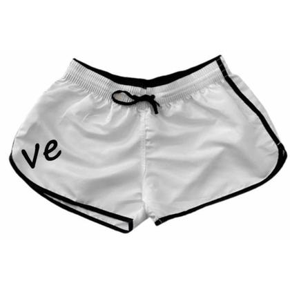 Imagem de Kit Casal Com 4 Shorts Adultos Bermudas Tactel Moda Praia Feminino e Masculino