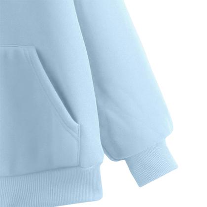 Imagem de Kit Casal Moletom 2 Blusas Canguru com Bolso e Capuz Quebra Cabeça