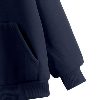 Imagem de Kit Casal Moletom 2 Blusas Canguru com Bolso e Capuz Quebra Cabeça