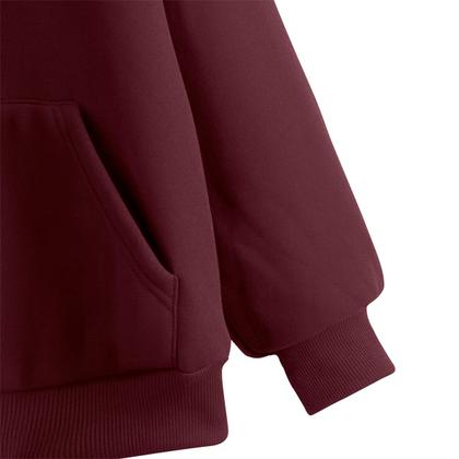 Imagem de Kit Casal Moletom 2 Blusas Canguru com Bolso e Capuz Quebra Cabeça