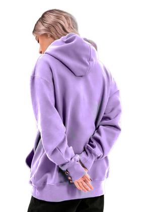 Imagem de Kit Casal Moletom Blusa Capuz Canguru Sol e Lua Combinando Relaxado