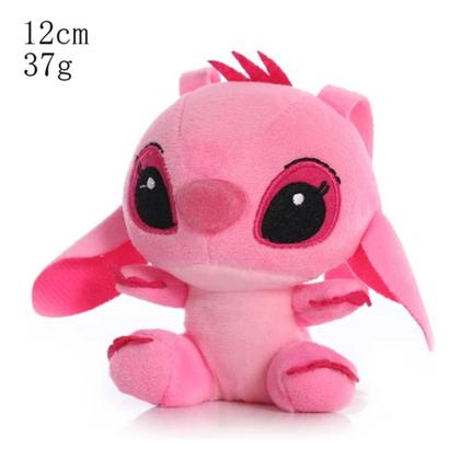 Imagem de Kit Casal Pelucia Stitch E Angel Chaveiro Disney Super Macio