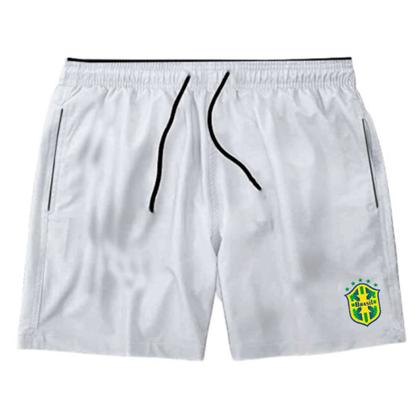 Imagem de Kit Casal Short Moda Praia Bermudas Iguais