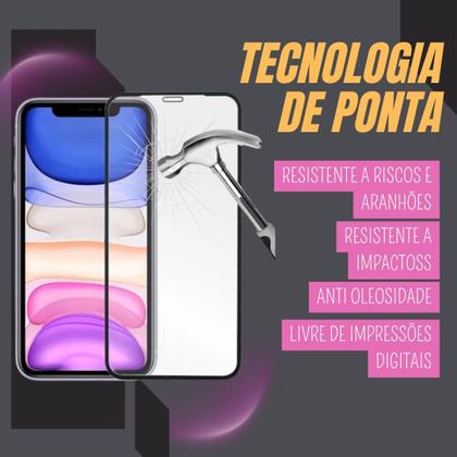 Imagem de Kit Case Capa Capinha Para Motorola Moto G34 Transparente Silicone Anti Impacto + Película Para Moto G34 De Vidro 3D 9H
