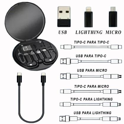 Imagem de kit Case E Cabo Carregador Dados Tipo C Nas Duas Pontas Até 60w 101893