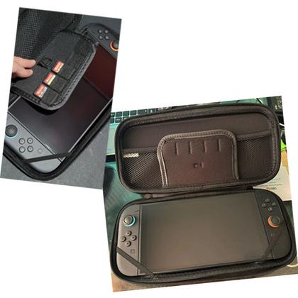 Imagem de Kit Case Nintendo Switch 2 Prata + Película Vidro + 4 Grips