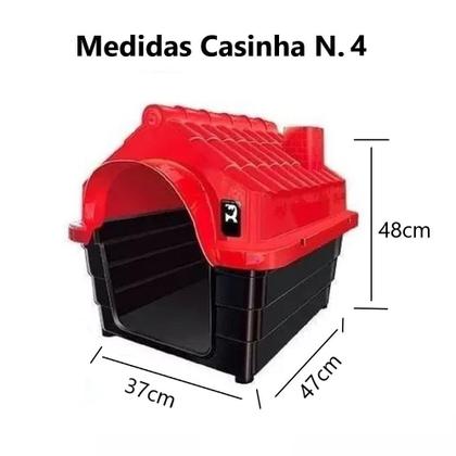 Imagem de Kit Casinha Cachorro Desmontável N4 + Tapete Sanitario Pet