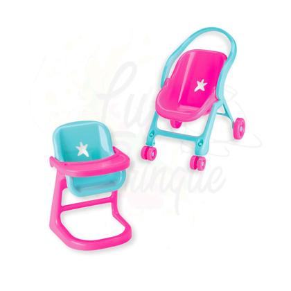 Imagem de Kit Casinha com Boneca Little Dolls e 6 Acessórios Diver Toys