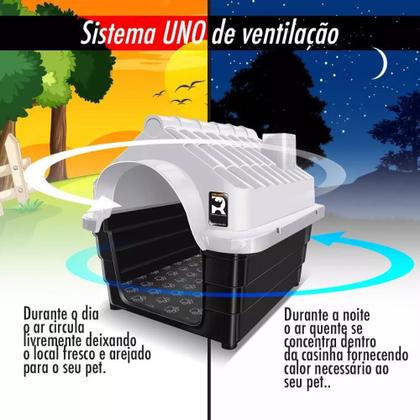 Imagem de Kit Casinha Pet Casa N2 E Brinquedo Mordedor Galinha 16cm
