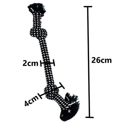 Imagem de Kit Casinha Resistente Cachorro N3 E Mordedor Corda Chalesco