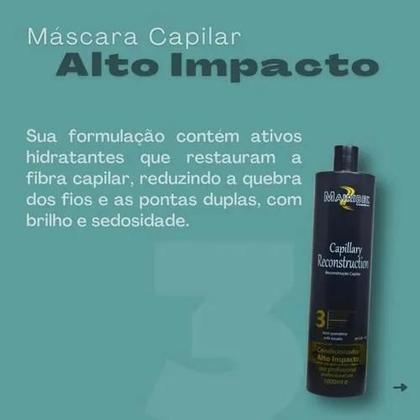 Imagem de Kit Cauterização Mairibel + Shampoo e Condicionador 1Lt Uso Diário